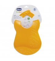 Нагрудник пластиковый Chicco с 6 мес.