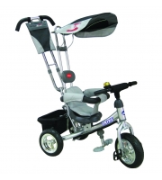 Велосипед 3-х колесный Smart trike, серебристый