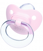 Пустышка NUK «Baby Rose» для сна из силикона с рождения