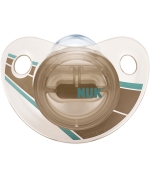 Пустышка NUK «Trendline Adore» для сна из силикона с ро…