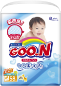 Трусики-подгузники Goo.N М (7-12 кг) 58 шт.