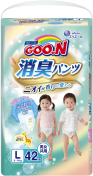 Трусики-подгузники Goo.N Aromagic L (9-14 кг) 42 шт.