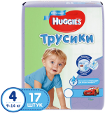 Трусики-подгузники Huggies для мальчиков 4 (9-14 кг) 17…