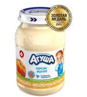 Пюре Агуша Груша с йогуртом с 6 мес. 200 гр.