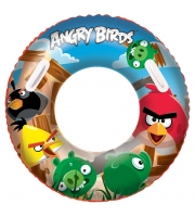 Надувной круг для плавания Angry Birds, 91 см