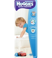Трусики-подгузники Huggies Little Walkers для мальчиков 13-17 кг. 48 шт.