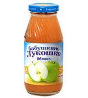 Сок Бабушкино Лукошко Яблочный с мякотью с 4 мес., 200 мл.