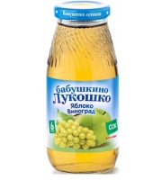Сок Бабушкино Лукошко Яблоко с виноградом с 6 мес. 200 мл. б/сах