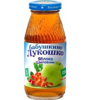 Сок Бабушкино Лукошко Яблоко с шиповником с 5 мес. 200 мл. б/сах