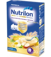 Каша Nutrilon кукурузно-рисовая с яблоком с 5 мес. 225 гр. мол.