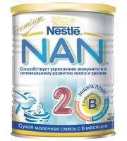 Заменитель Nestle NAN 2 Premium с 6 месяцев 400 гр.