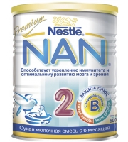 Заменитель Nestle NAN 2 Premium с 6 месяцев 800 гр.