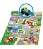 Пазл напольный Fisher Price «Мир дорог» с машинкой 24 э…