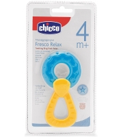 Прорезыватель Chicco &quot; Кольцо&quot;  с ручкой охлаждающий с 4 мес.