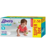 Подгузники Libero Comfort 5 (10-16 кг) 112 шт.
