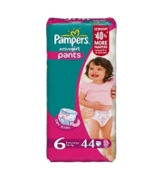 Трусики Pampers Active Girl 16+ кг, 44шт.