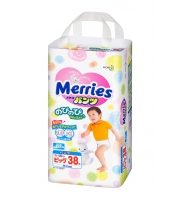 Трусики Merries 12-22 кг, 38 шт