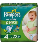 Pampers Active Boy 4 (9-14 кг) 23 шт.
