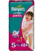 Трусики-подгузники Pampers Active Girl (12-18 кг) 48 шт…