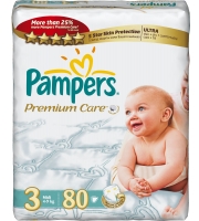 Pampers Premium Care 4-9 кг (80 шт.)