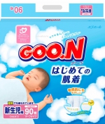 Подгузники Goo.N (0-5 кг) 90 шт.