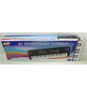Синтезатор черный с микрофоном 54 клавиши, Rinzo