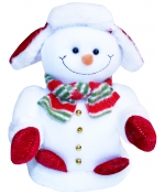 Снеговик музыкальный 19 см, Метелица
