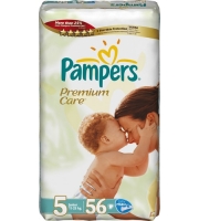 Подгузники Pampers Premium Junior 11-25 кг, 56 шт