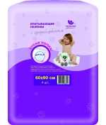 Пеленка  впитывающая Пелигрин 60х90 см 4 шт.