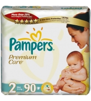Подгузники Pampers Premium Mini 3-6 кг, 90 шт