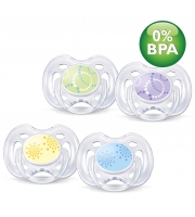 Пустышка Avent силиконовая FREEFLOW DESIGN BPA-Free 2шт