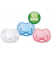 Пустышка Avent силиконовая FREEFLOW BPA-Free 2шт
