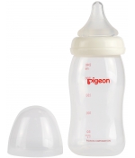 Бутылочка Pigeon «Peristaltic Plus» с силиконовой соско…