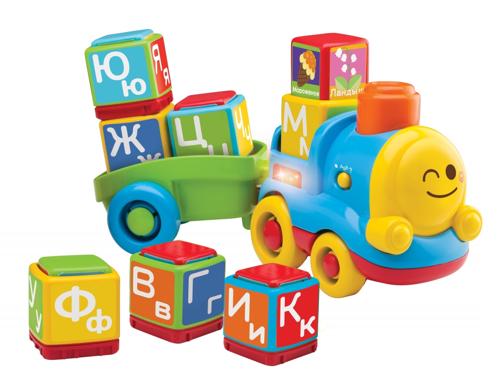 Музыкальная игрушка «Паровозик-алфавит» Bkids