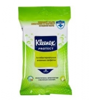 Салфетки  влажные Kleenex освежающие  Антибактериальные  10