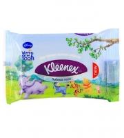 Салфетки влажные Kleenex освежающие Любимые герои 10 шт