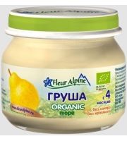 Пюре Флёр Альпин Органик груша, 4 мес., 80 г