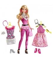 Кукла Barbie с комплектом одежды &quot;Игра с модой&quot; Mattel 