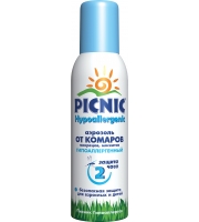 Аэрозоль от комаров Picnic Hypoallergenic 125 мл.