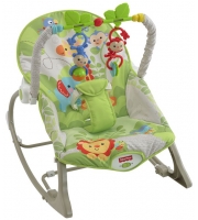 Портативное кресло-качалка &quot;Веселые обезьянки из тропического леса&quot; Baby Gear Fisher-Price