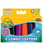 Восковые мелки для малышей 8 цветов Crayola