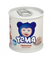 Пюре Тёма Свинина гомогенизированное, 100г