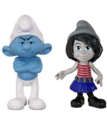 Набор Jakks из 2-х фигурок Смурфиков на шарнирах с аксе…